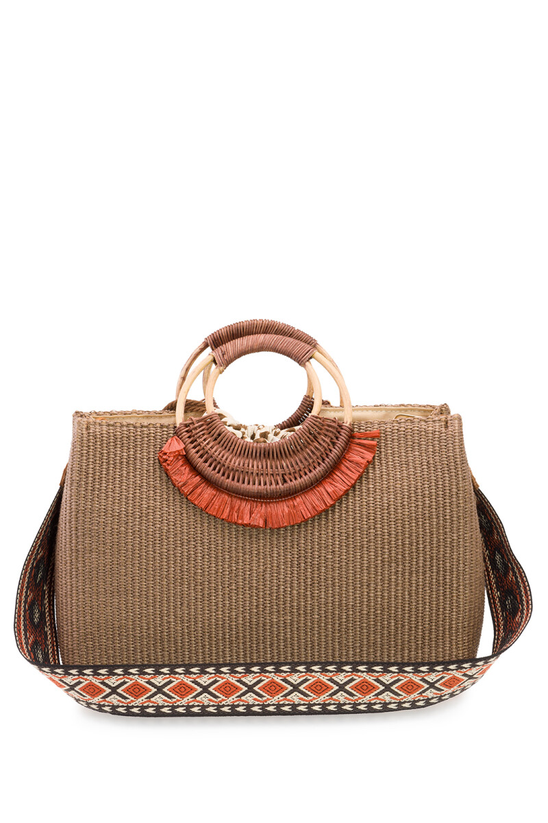 BOLSO PLAYA TRIBE Naranja