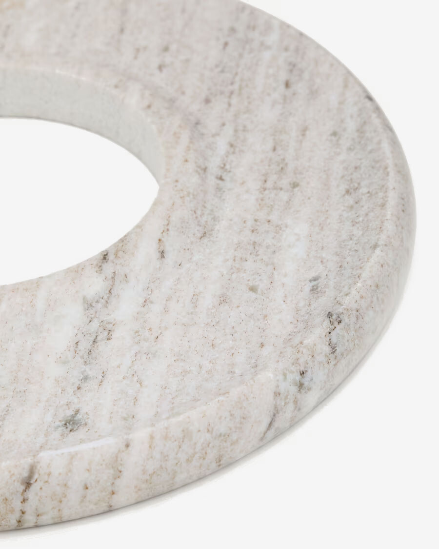 Tabla de servir Morel de mármol beige