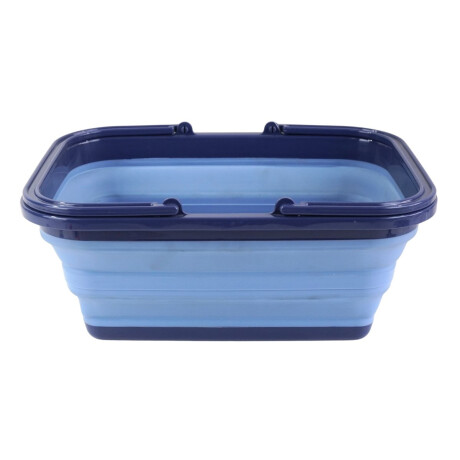 Cesto plegable de plastico y silicona con asas Cesto plegable de plastico y silicona con asas