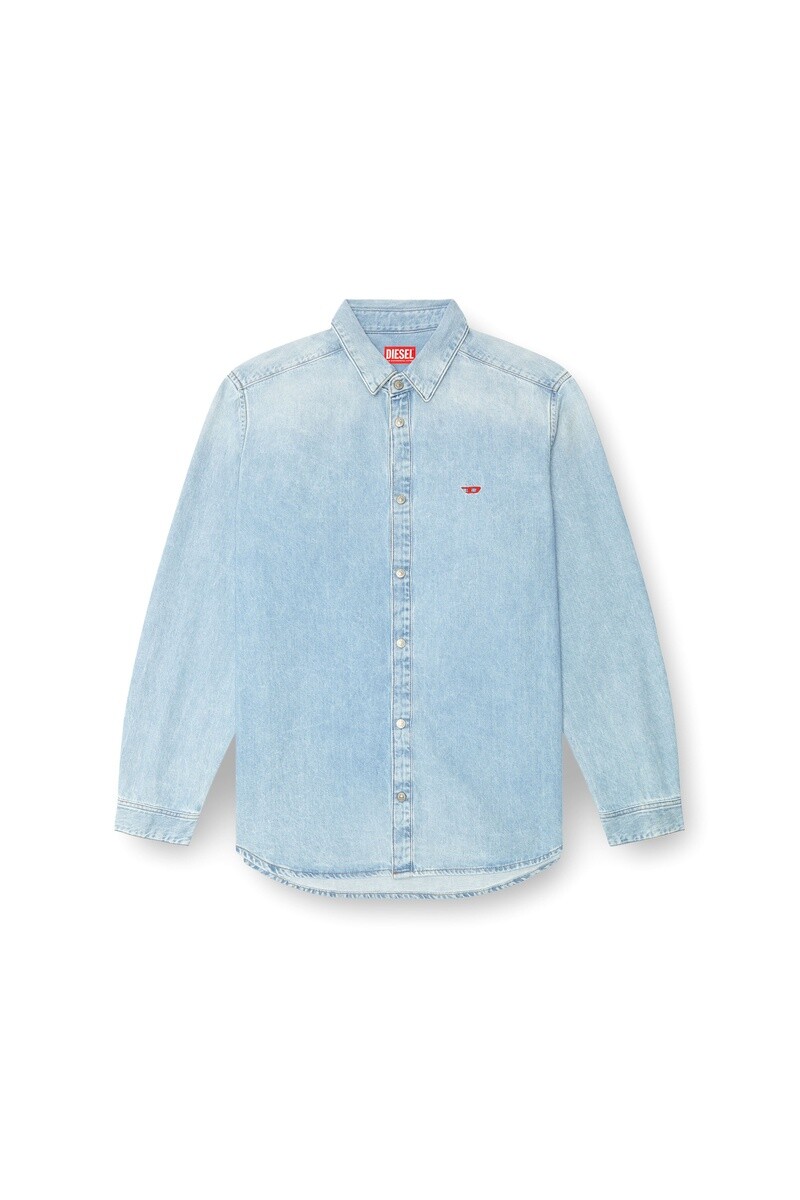 Camisa Para Hombre D-Simply Shirt Azul Claro