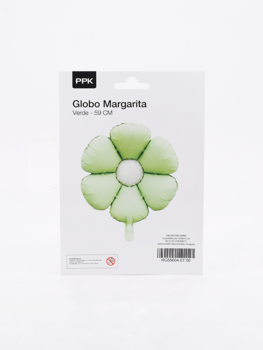 GLOBO MARGARITA 59CM VERDE - VERDE 