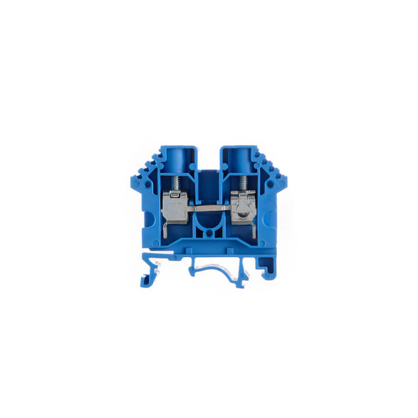 Borne de paso para riel 10mm² azul BPN ZO5031