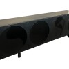 Vajillero de 4 puertas 2.40mts - Color negro - PRODUCTO CON DETALLES EN LA MADERA - Vajillero de 4 puertas 2.40mts - Color negro - PRODUCTO CON DETALLES EN LA MADERA -
