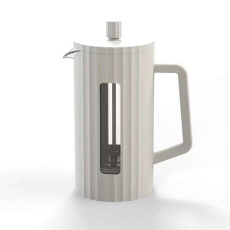 Cafetera/Tetera French 1000Ml Borosilicato/Pp Blanco Catania