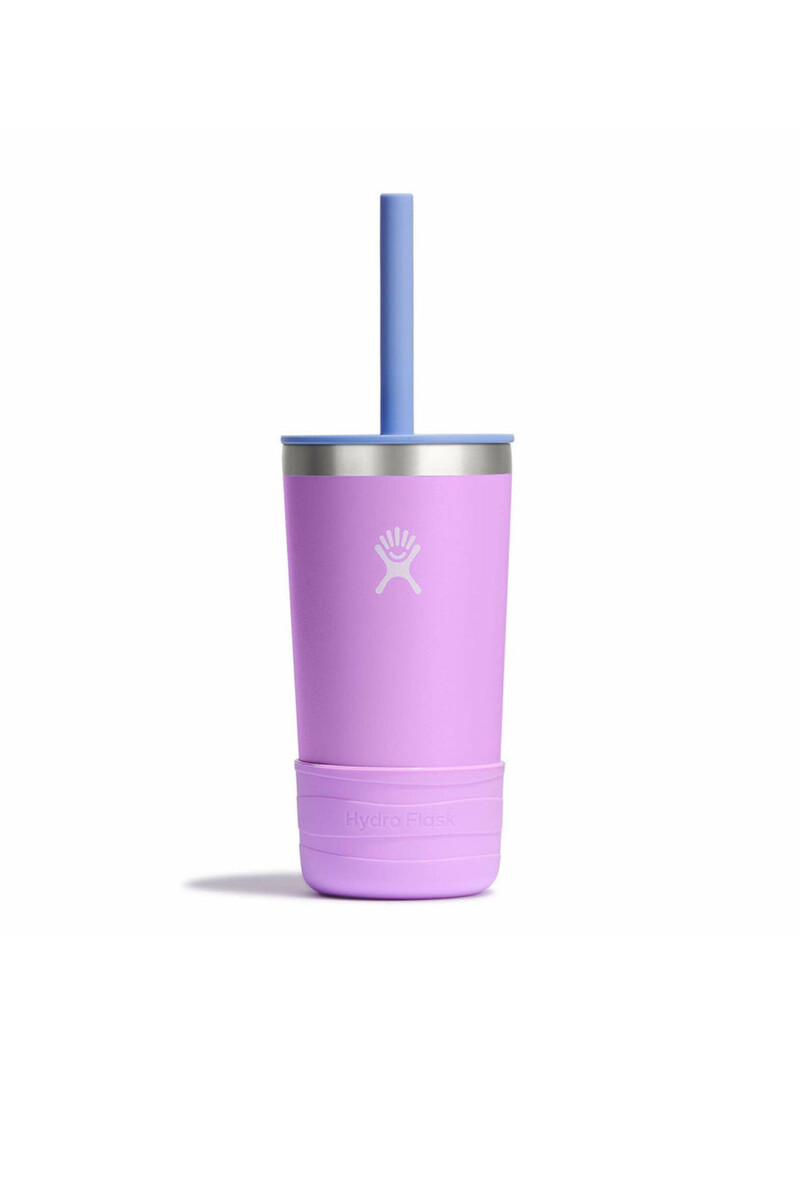 Kids 12oz Tumbler with Straw and Boot - Anemone 