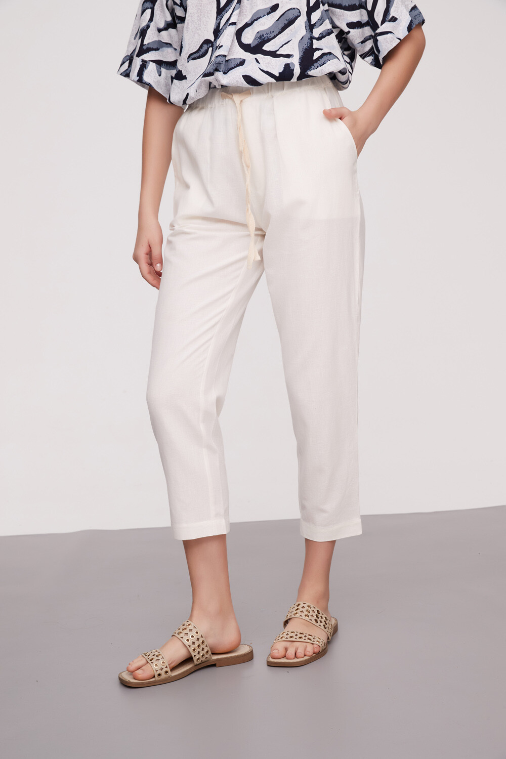 Pantalon Crispulo Marfil / Off White