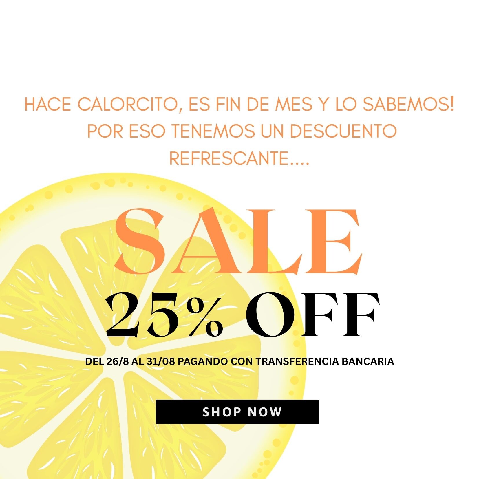 SALE AGOSTO 25