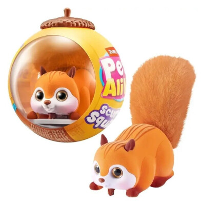 Ardilla Zuru Pet Alive Naranja