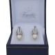 Caravanas En Oro 18K, Brillantes Y Perlas Caravanas En Oro 18K, Brillantes Y Perlas