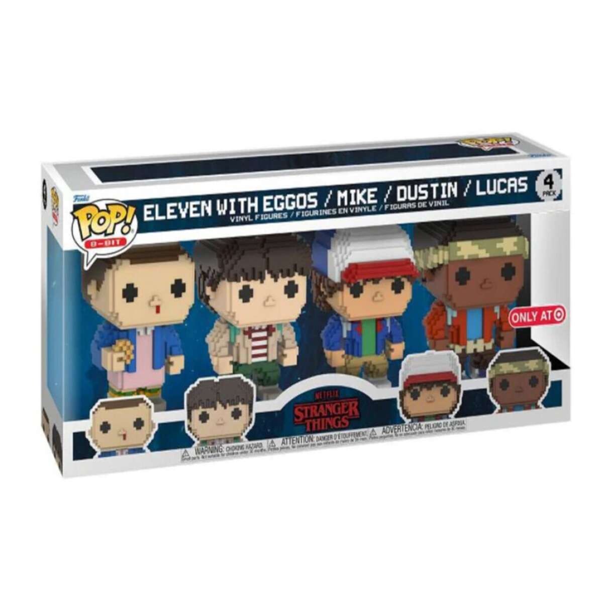 Eleven - Dustin - Mike - Lucas Stranger Things Pixel Pack [Exclusivo] - 4 