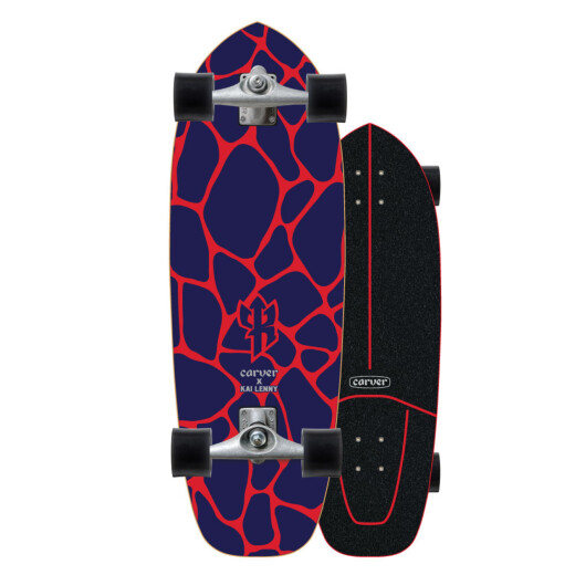 Surf Skate Completo Carver CX KAI LENNY LAVA 31" Surf Skate Completo Carver CX KAI LENNY LAVA 31"