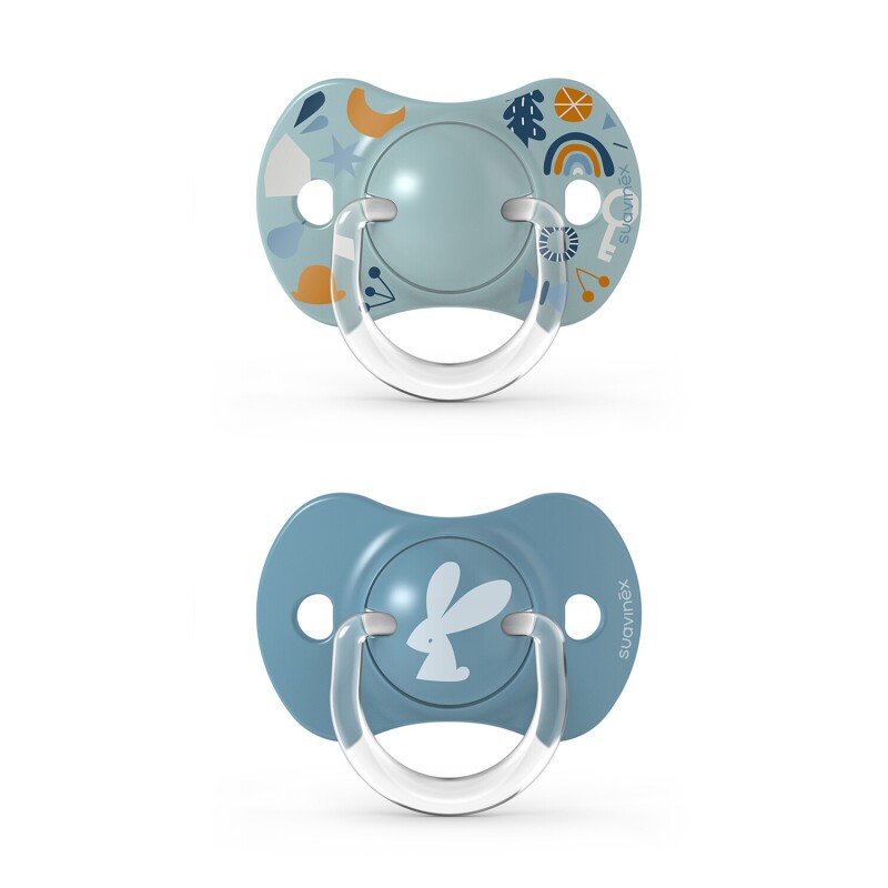 Set x 2 chupetes Suavinex Sx Pro 0-6m Azul