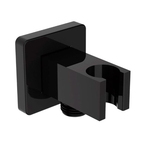 SOPORTE CUADRADO EN LATON - COLOR NEGRO MATE 000