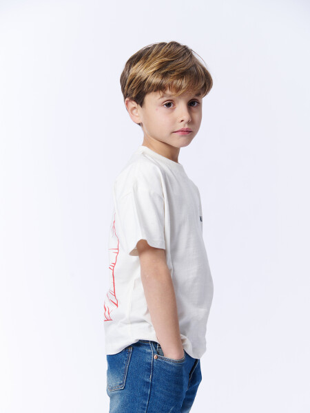 Remera Langosta Espalda Cruda