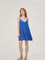 Vestido Asentzio Azul Electrico