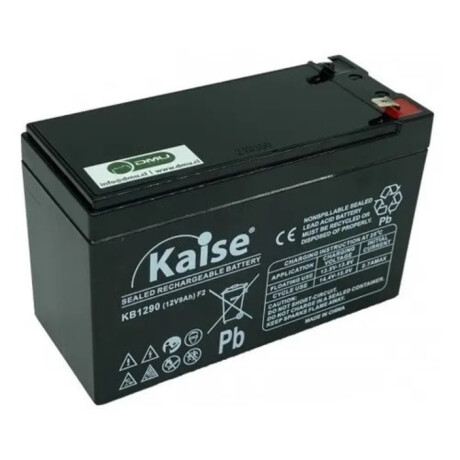 Alarma | Bateria de Gel de 12V y 9A | Conector F2 Alarma | Bateria De Gel De 12v Y 9a | Conector F2
