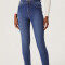 CALCA SUPER SKINNY FEM AZUL CARIBE/CHUMBO/BLANCO