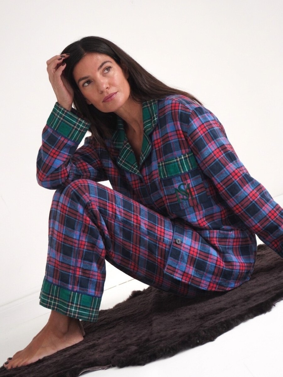 Sleepwalker Pijama Woman - Rojo / Verde 