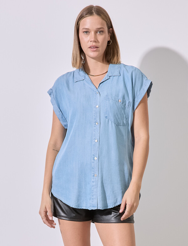 Camisa Tencel JEAN CLARO