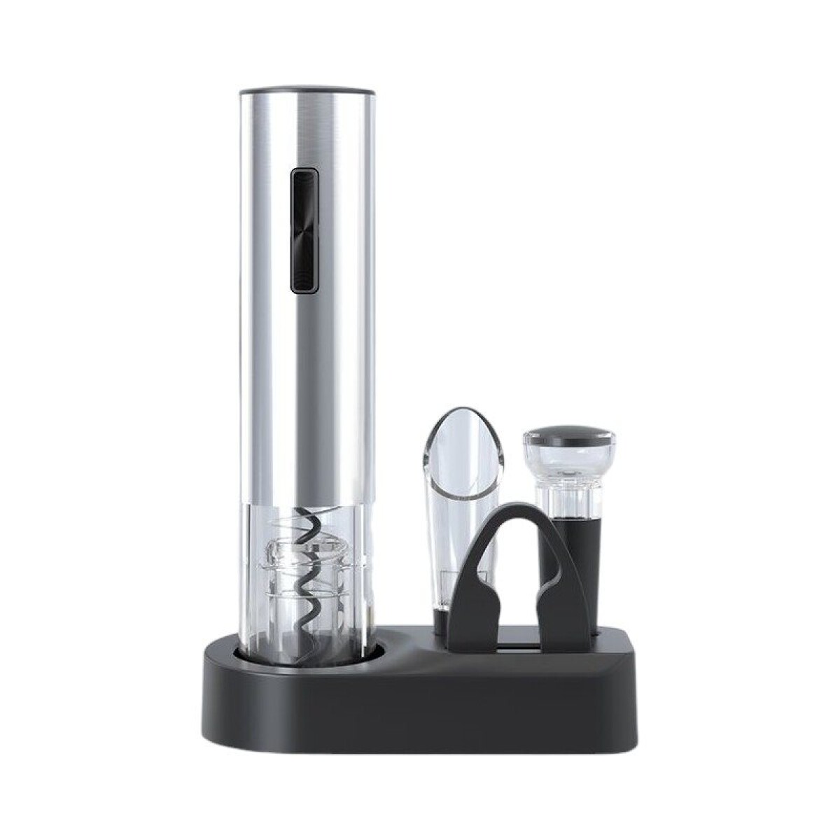 ABRIDOR ELECTRICO ACERO INOX 20x5CM C/ACCESORIOS BATERIA/USB 