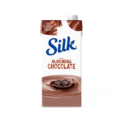 Leche Almendras Con Chocolate Silk 1L Bebida Silk Almendra Choco 1l