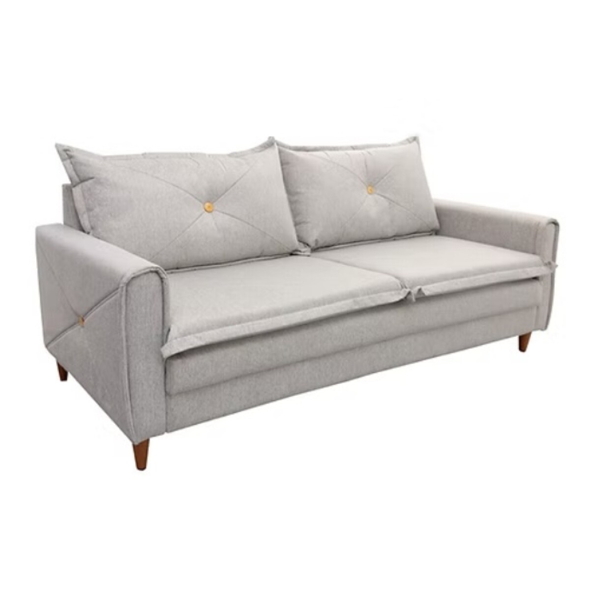 Sofa Fascinio 3 Cuerpos Gris 