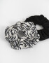 Skunzies Suede Set De Scrunchies - Combinacion Bicolor