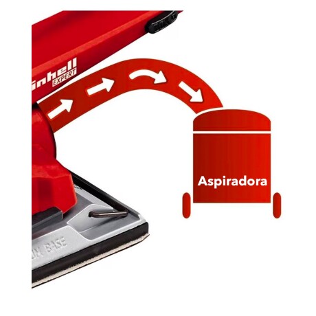 Lijadora orbital Einhell 230x115mm 250W Rojo