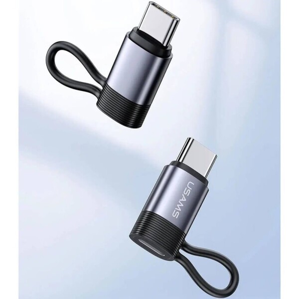 Adaptador Ficha Compatible Con Lightning Tipo C Usams 30W Adaptador Ficha Compatible Con Lightning Tipo C Usams 30W