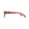 Lentes De Sol Legacy 24802 Unisex Para Uso Urbano Diseño Moderno Marco Translúcido Bordó