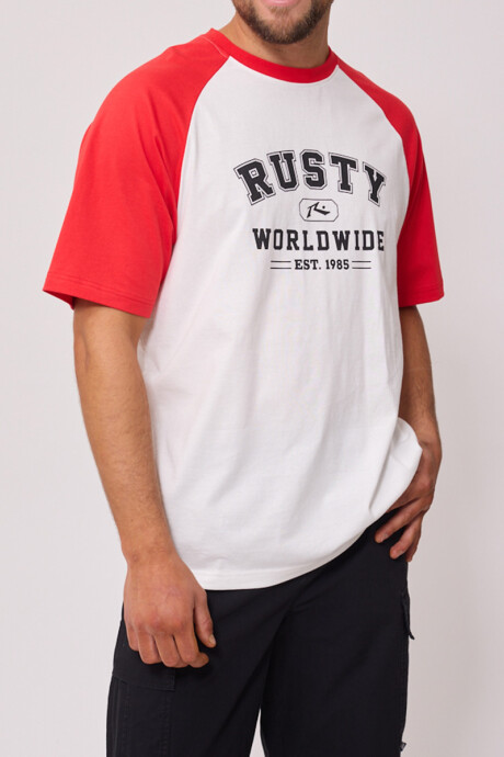 T-SHIRT ERNEUS RUSTY Rojo