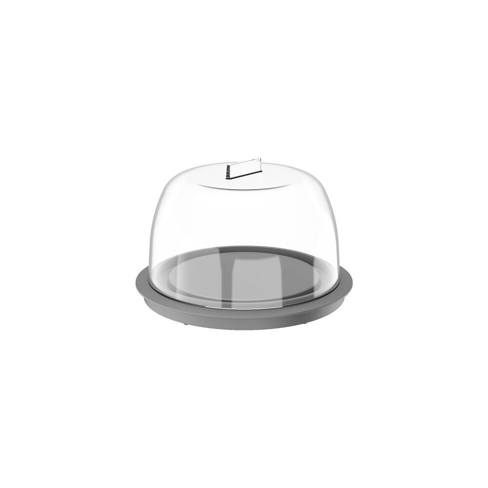 PORTA QUESO PLASTICO GRIS QM400