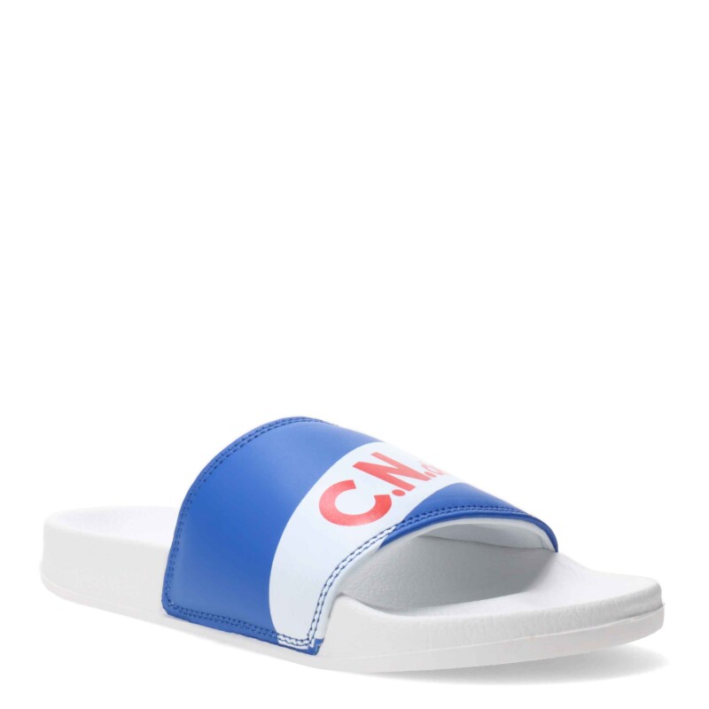 Sandalia de Hombre Nacional Azul - Blanco
