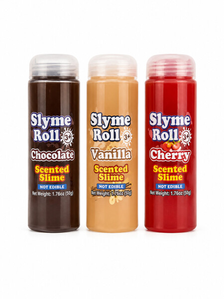 SLIME CON AROMA MULTICOLOR