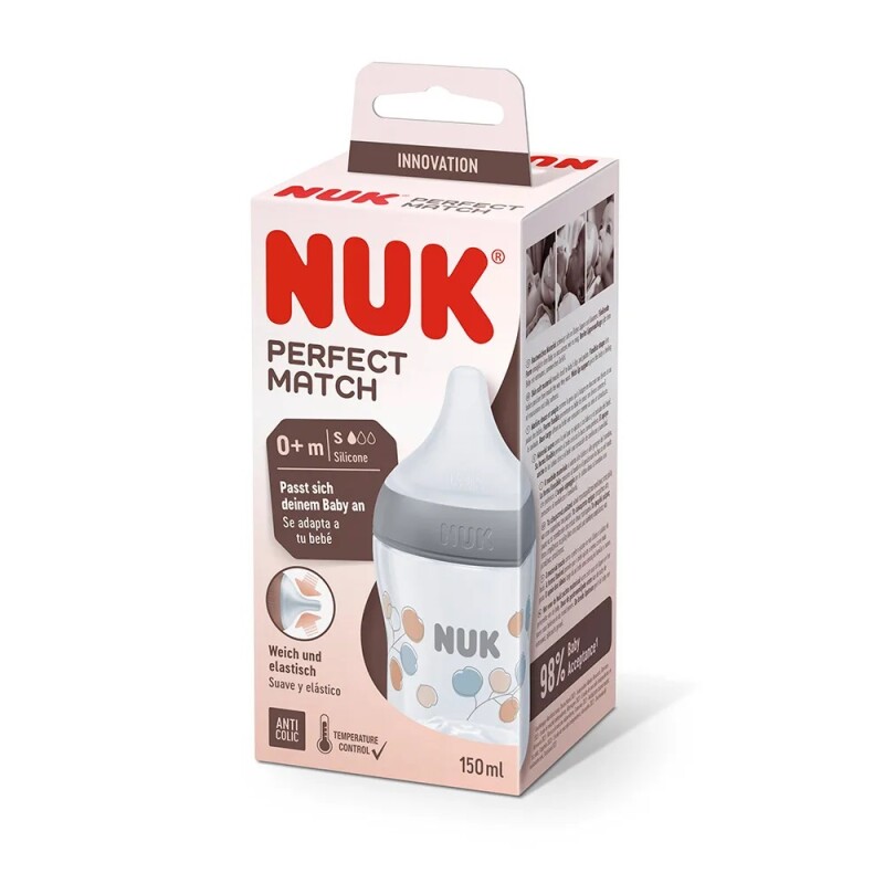 Mamadera Nuk Perfect Mach Silicona 150ml +0m Mamadera Nuk Perfect Mach Silicona 150ml +0m