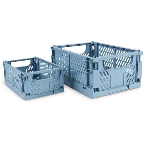 Cesta Milas A25Xl34Xa15Cm Plegable Azul