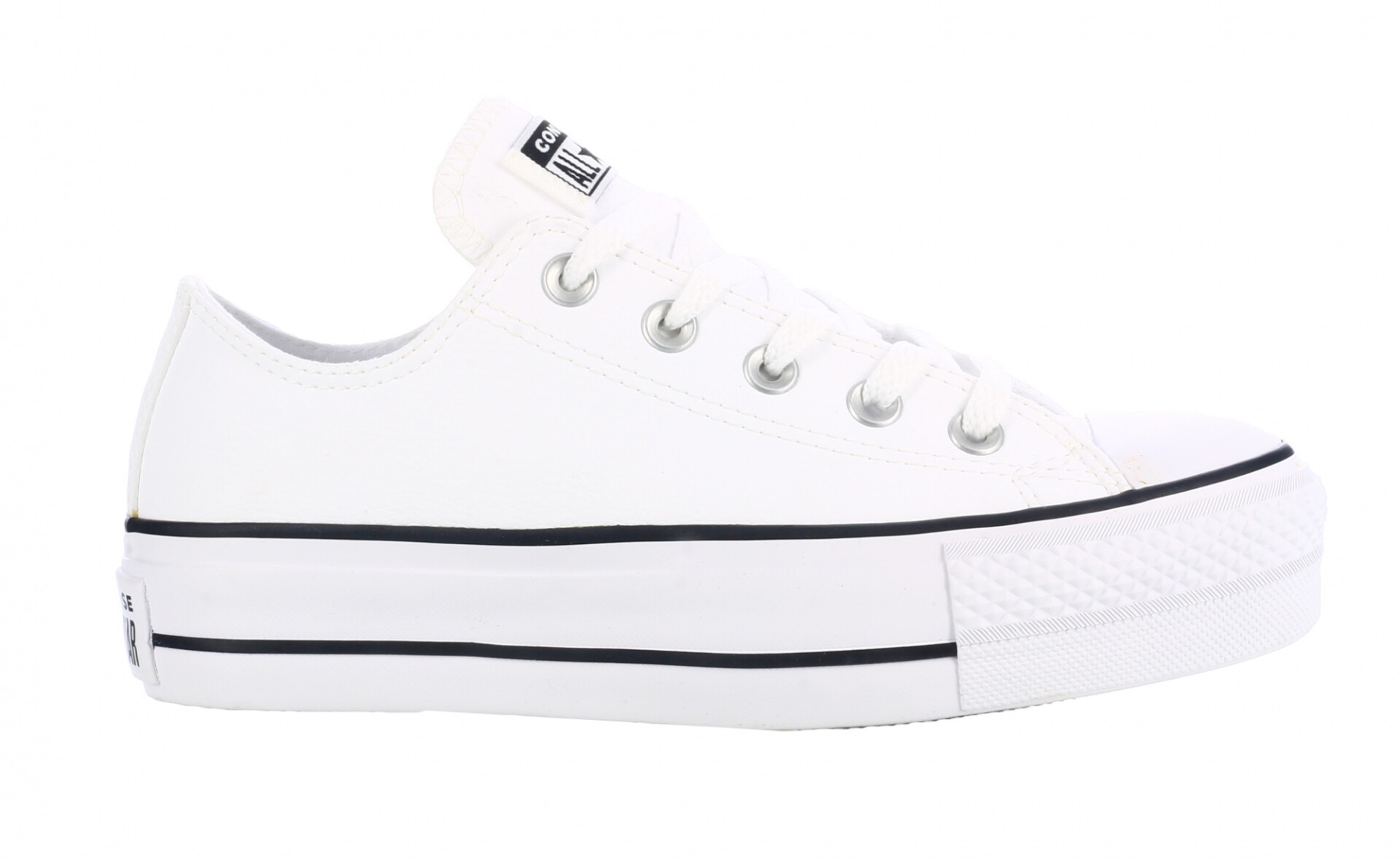 Championes Unisex Converse Plataforma Chuck Taylor Lift - Blanco - Negro 