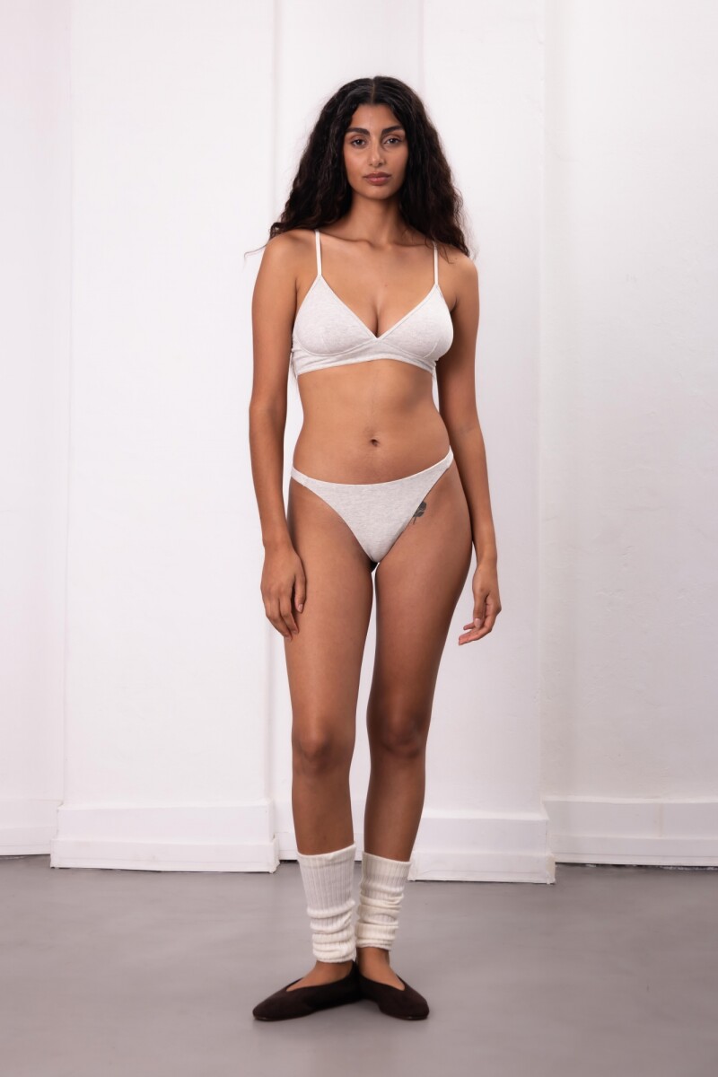 Vedetina Bella Less Algodón – Versión less de bella, ligera y cómoda Gris Melange