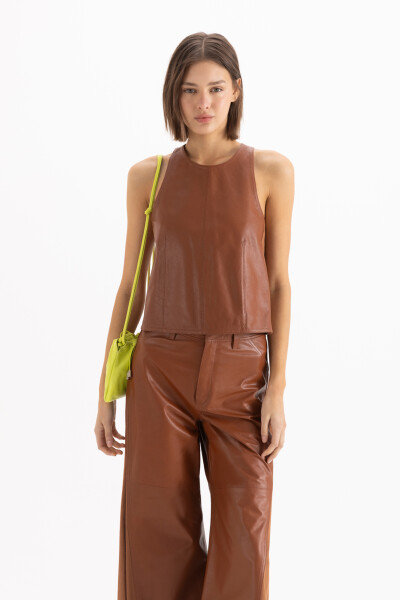 TOP EMILIA Camel