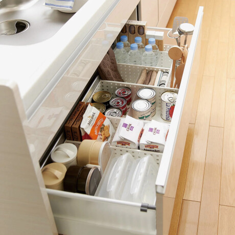 Contenedor organizador plastico 14x7x4cm Blanco