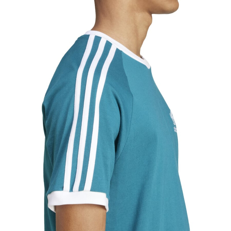 Remera Adidas 3-Stripes de Hombre - IZ2367 Celeste
