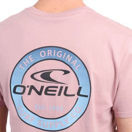 Remera Oneill Logo Rosa