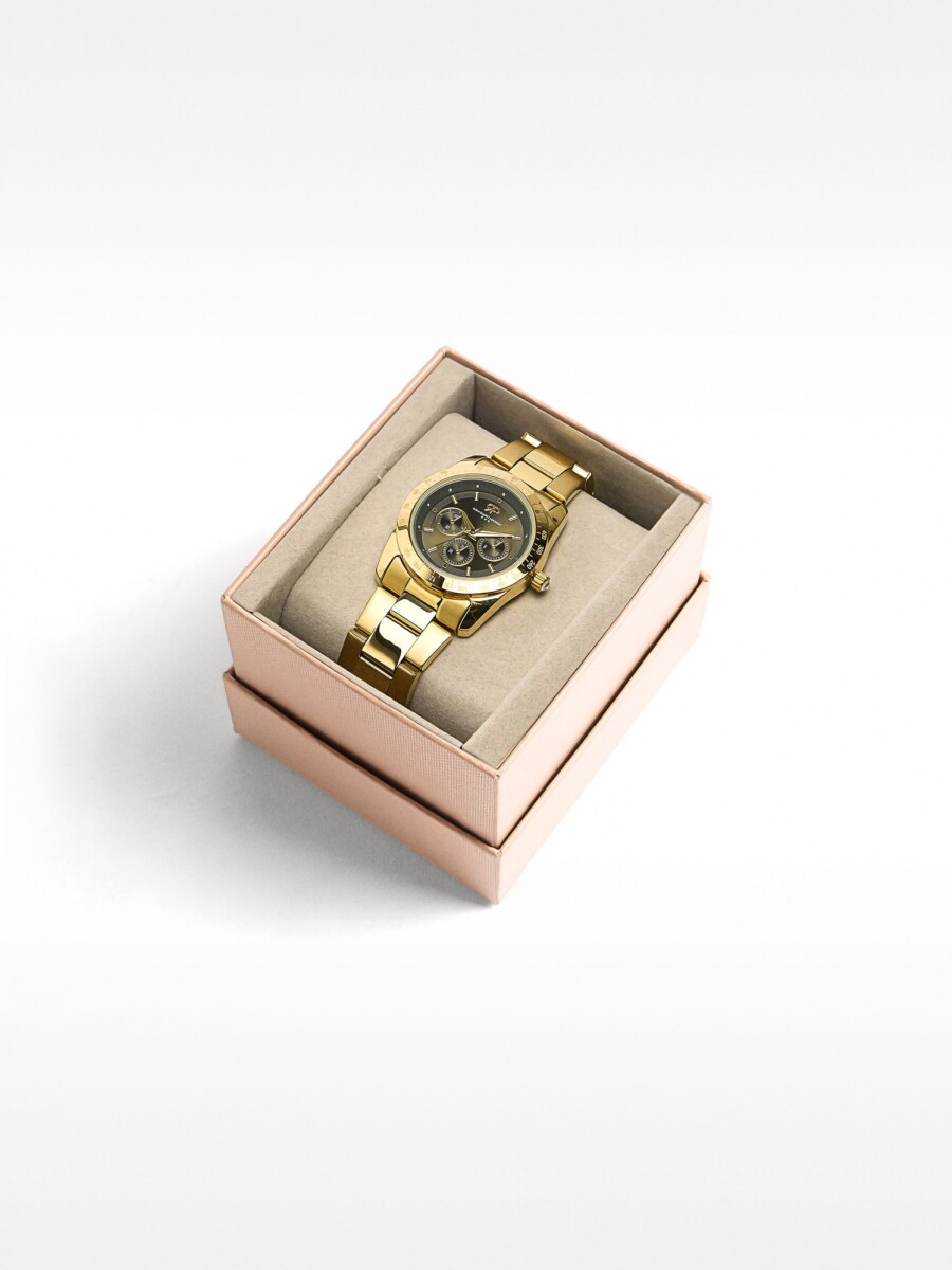 Reloj Dorado Com Pulsera De Acero Inoxidable dorado