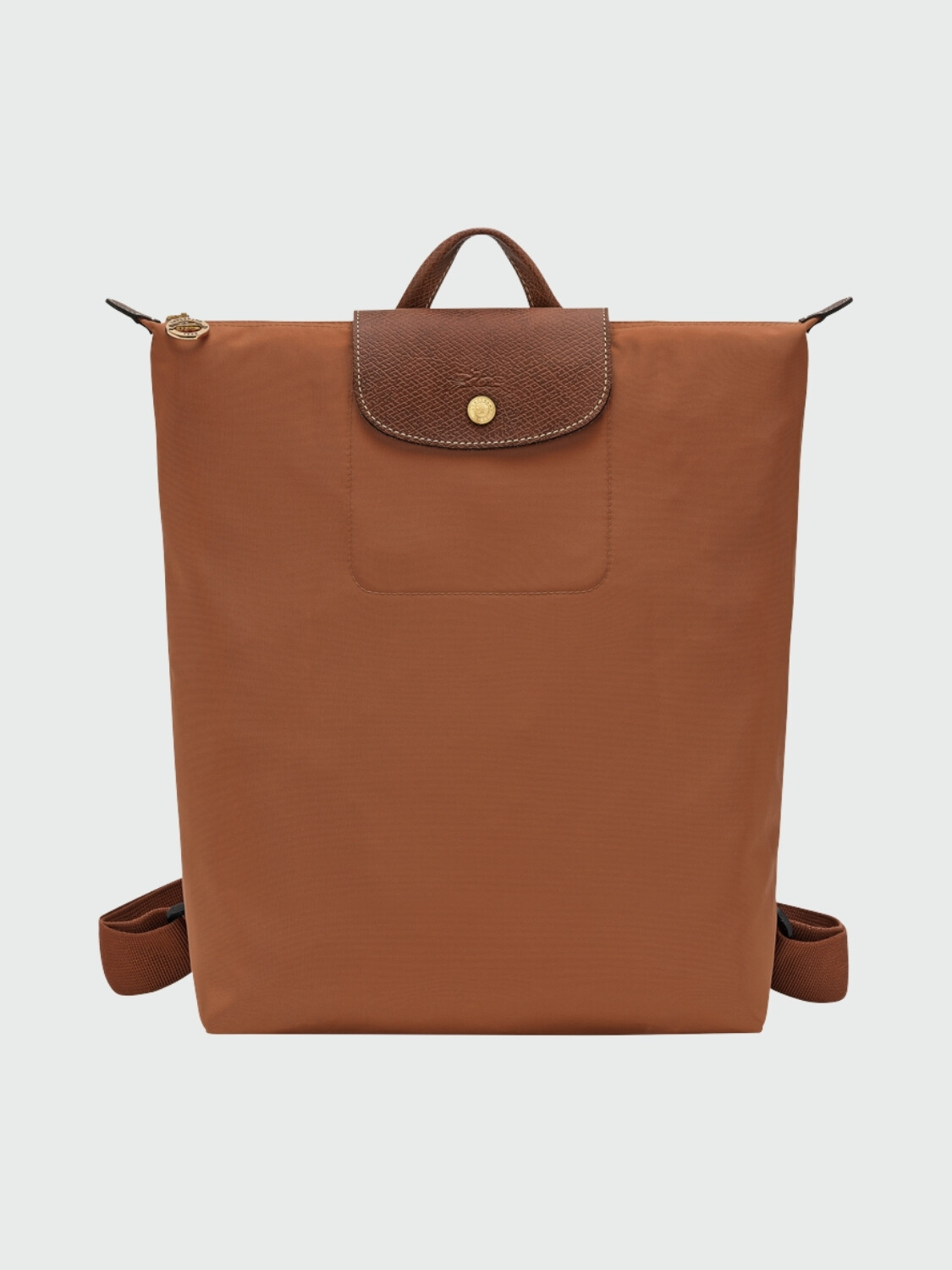 LONGCHAMP - LE PLIAGE ORIGINAL, MOCHILA M Marrón