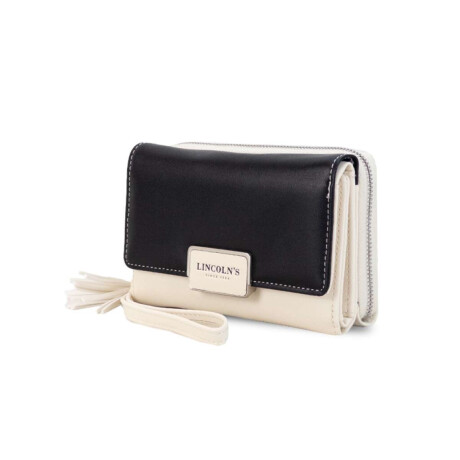 Billetera Lola Negro C/Blanco