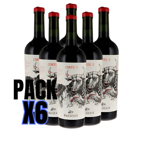 Pack vinos blend Bresesti corte 3 x 6 Botellas 750cc Pack vinos blend Bresesti corte 3 x 6 Botellas 750cc