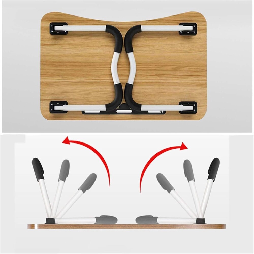 Mesa auxiliar plegable Madera