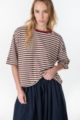 Tshirt Rowan Chocolate/Bordeaux