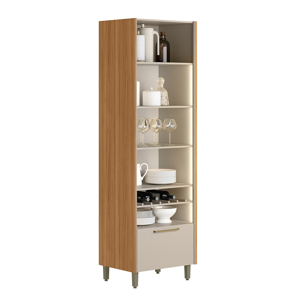 CRISTALERO MODELO ATENA CON LUZ LED Cristalero Modelo Atena Con Luz Led