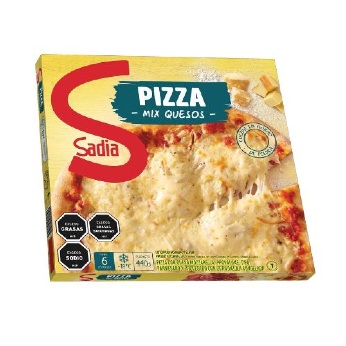 Pizza Sadia - 440 g - Mix de Quesos 